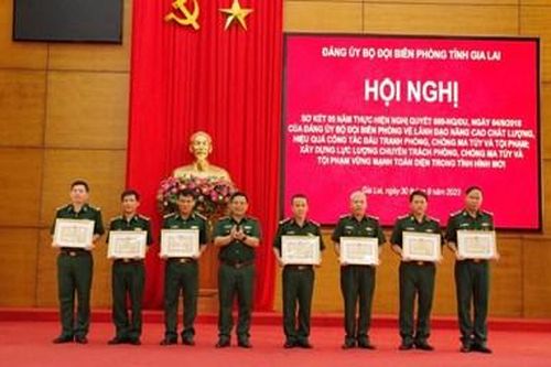 Bộ đội Biên phòng tỉnh Gia Lai sơ kết 5 năm thực hiện Nghị quyết 669