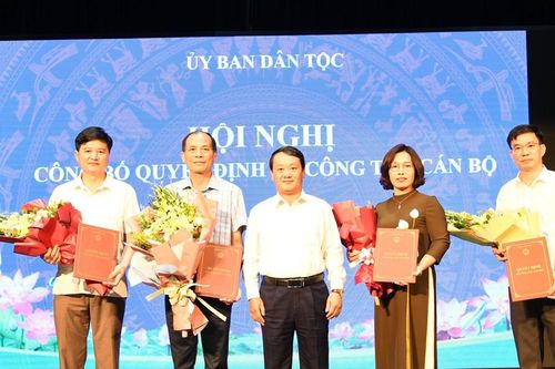 Ủy ban Dân tộc tiếp nhận, điều động, bổ nhiệm nhiều vị trí quan trọng