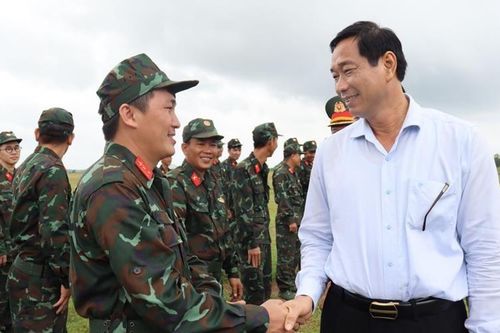 Diễn tập có bắn đạn thật cho Tiểu đoàn Pháo binh 14