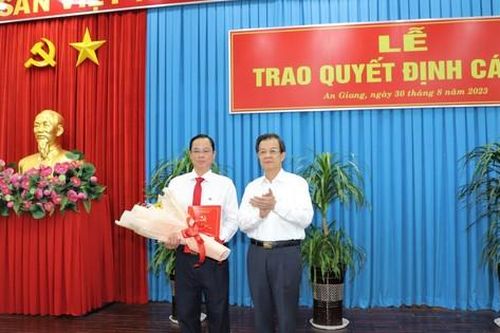 An Giang bổ nhiệm tân Giám đốc Sở TN&MT