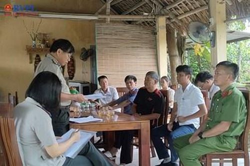 VKSND huyện Đông Sơn kiểm sát việc cưỡng chế kê biên, xử lý tài sản