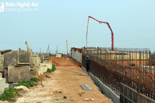 Nghệ An đầu tư 135 tỷ đồng xây dựng hệ thống thoát nước Khu công nghiệp VSIP II vừa khởi công