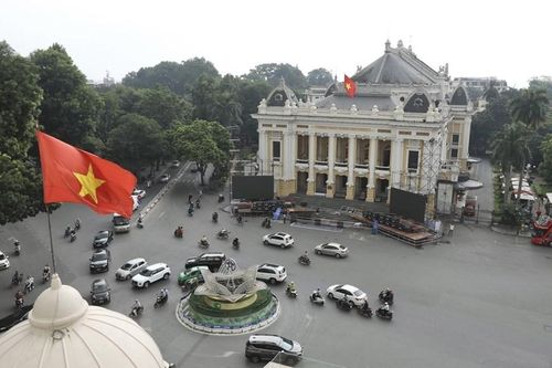 Hà Nội: Trang trí, cổ động trực quan kỷ niệm 78 năm ngày Quốc khánh