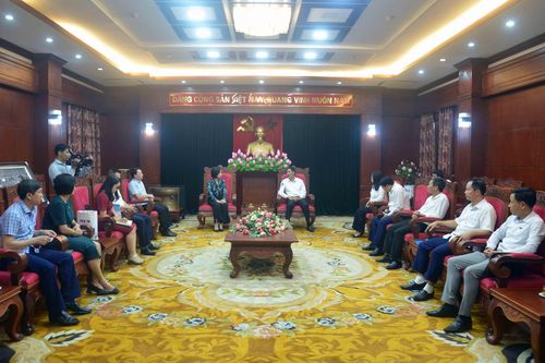 Tổng Giám đốc TTXVN làm việc với lãnh đạo tỉnh Sơn La