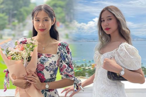 'Truyền nhân' Á hậu Thủy Tiên dự thi Hoa hậu Hoàn vũ Việt Nam 2023