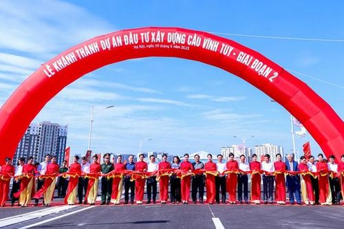 Hà Nội: Khánh thành cầu Vĩnh Tuy 2 vượt sông Hồng trị giá hơn 2.500 tỷ đồng