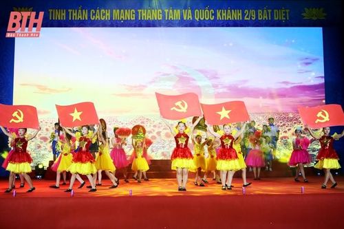 TP Thanh Hóa chào mừng kỷ niệm 78 năm Cách mạng tháng Tám và Quốc khánh 2-9