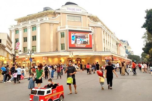 Phố đi bộ hồ Hoàn Kiếm mở cửa 4 ngày liền dịp 2/9