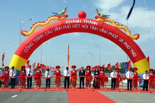 Khánh thành cầu Vĩnh Phú kết nối Vĩnh Phúc – Phú Thọ