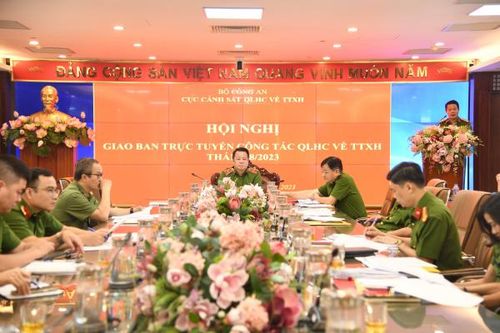 Cảnh sát QLHC về TTXH hoàn thành các công tác trọng tâm, trong đó có Đề án 06