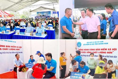 Đồng hành với Bưu điện tỉnh Quảng Nam triển khai chính sách BHXH, BHYT