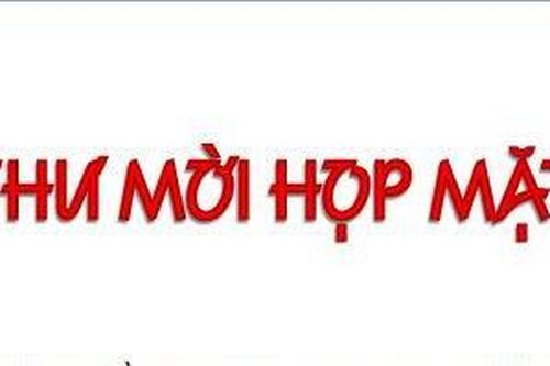 Mời họp mặt