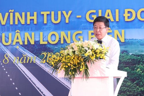 Phó Chủ tịch Hà Nội: Cầu Vĩnh Tuy giai đoạn 2 góp phần giảm ùn tắc giao thông