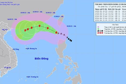 Biển Đông đón cơn bão số 3 trong năm