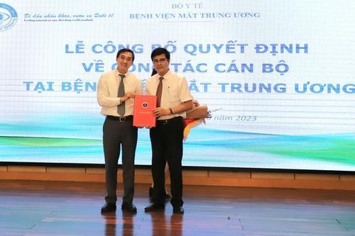 Bệnh viện Mắt Trung ương có lãnh đạo điều hành mới