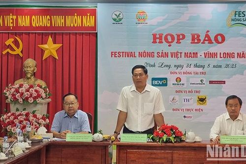 Festival Nông sản Việt Nam - Vĩnh Long năm 2023 diễn ra từ ngày 11-17/9/2023