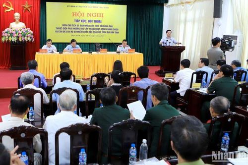 Thái Bình đối thoại với công dân thuộc diện phải ngừng trợ cấp chính sách