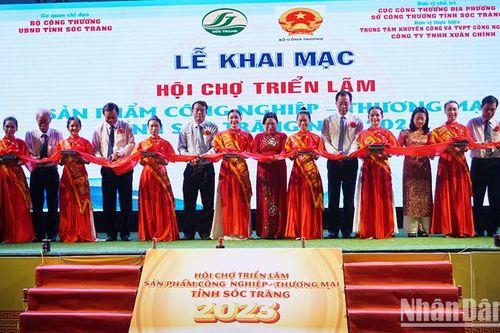 Hội chợ triển lãm sản phẩm công nghiệp-thương mại tỉnh Sóc Trăng năm 2023