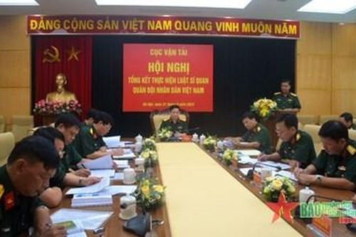 Cục Vận tải tổng kết thực hiện Luật Sĩ quan Quân đội nhân dân Việt Nam