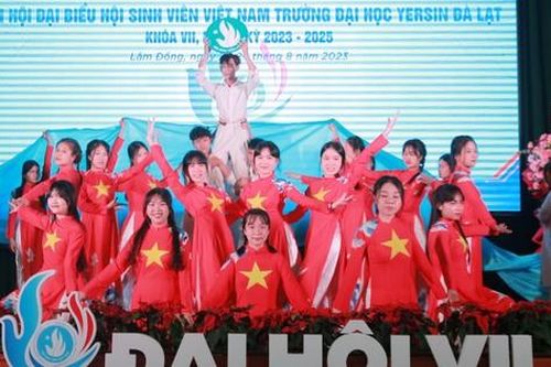 Chị Hoàng Thị Huỳnh My giữ chức danh Chủ tịch Hội Sinh viên trường ĐH Yersin Đà Lạt