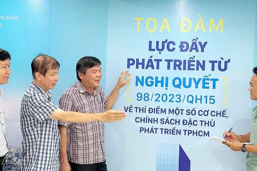 Báo SGGP phối hợp tổ chức tọa đàm 'Lực đẩy phát triển từ Nghị quyết 98/2023/QH15'