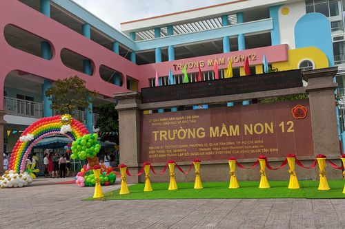 Quận Tân Bình lần đầu có trường mầm non đạt chuẩn quốc gia mức độ 2