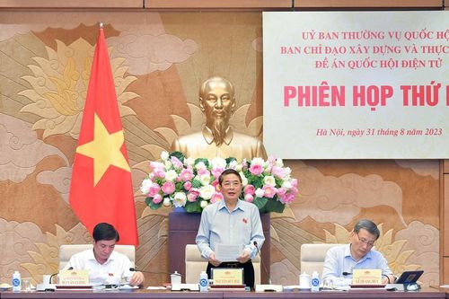 Tập trung xây dựng và hoàn thiện Đề án Quốc hội điện tử, hướng đến Quốc hội số