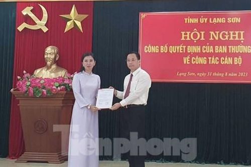 Nữ Phó Chủ tịch UBND tỉnh Lạng Sơn làm Bí thư huyện