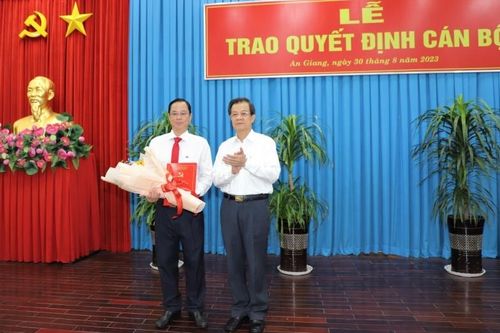 Ông Thái Minh Hiển giữ chức vụ Giám đốc Sở Tài nguyên và Môi trường An Giang
