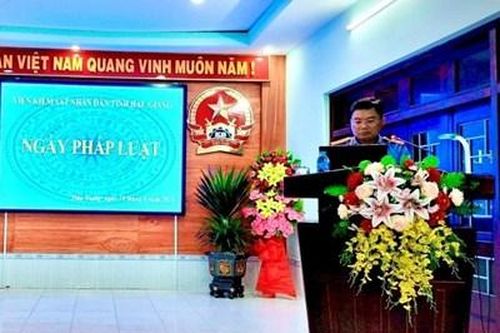 VKSND tỉnh Hậu Giang tổ chức 'Ngày pháp luật' trước thềm Quốc khánh 2/9