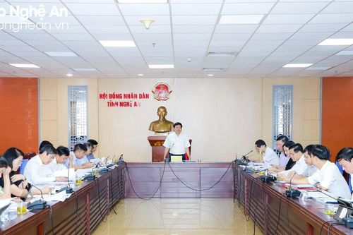 Thống nhất trình HĐND tỉnh Nghệ An 7 dự thảo Nghị quyết về chuyển đổi mục đích sử dụng đất và đầu tư công