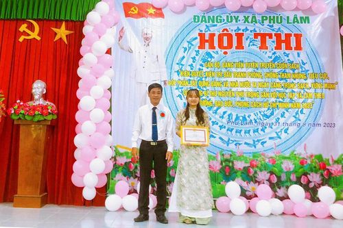 Đảng ủy xã Phú Lâm tổ chức Hội thi tuyên truyền cuốn sách của Tổng Bí thư Nguyễn Phú Trọng gắn với học tập và làm theo Bác