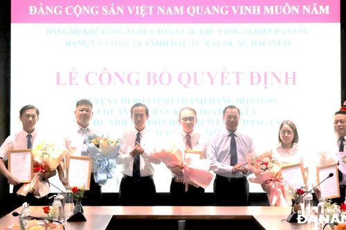 Nâng cấp Chi bộ Công ty TNHH Đầu tư xây dựng Dacinco thành đảng bộ