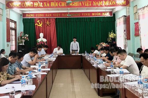 Kiểm tra xây dựng nông thôn mới tại Bắc Sơn