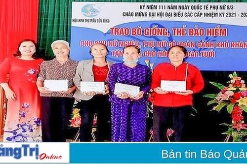 Chủ tịch hội phụ nữ cơ sở giỏi