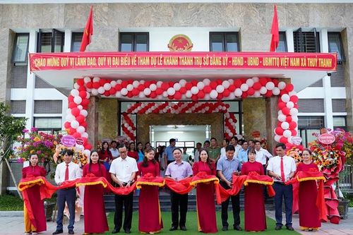Xã Thủy Thanh khánh thành trụ sở làm việc mới