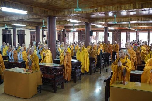 Hà Nội: Trường hạ chùa Bồ Đề tổ chức Tự tứ và lễ Vu lan - Báo hiếu Phật lịch 2567
