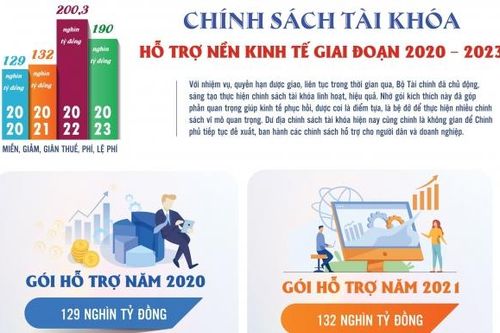 Chính sách tài khóa hỗ trợ nền kinh tế giai đoạn 2020 - 2023