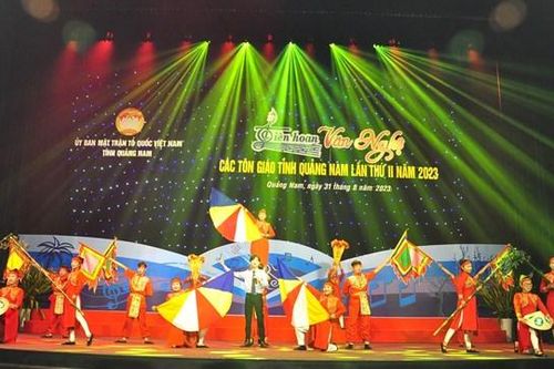 Quảng Nam: Hơn 400 diễn viên trình diễn tại liên hoan văn nghệ các tôn giáo