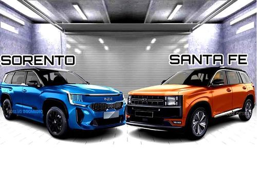 Hyundai SantaFe và Kia Sorento hybrid nâng cấp, chạy 100 km không 'ăn' xăng