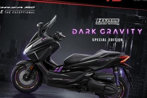 Honda Forza 350 Dark Gravity - 'Đàn em khủng long' của Honda SH được công bố