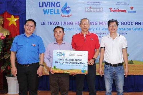 Dự án Living Well đưa nước sạch đến với người dân Cà Mau