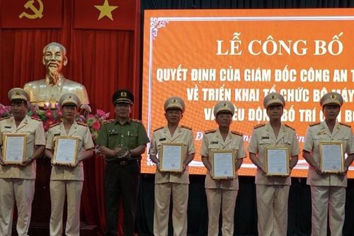 Công an Tp.Đà Nẵng kiện toàn bộ máy tổ chức