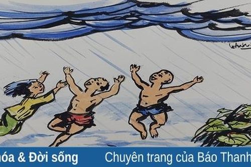 Đắm mình dưới mưa