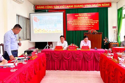 Trường Chính trị Tôn Đức Thắng nghiệm thu đề tài khoa học – công nghệ cấp cơ sở năm 2023