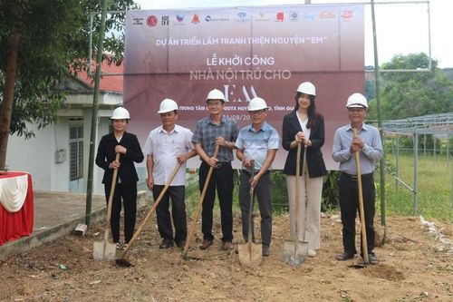Kbang khởi công xây dựng 'Nhà nội trú cho em'