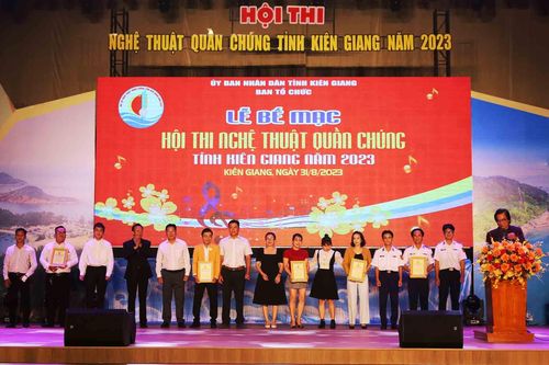 Bế mạc Hội thi Nghệ thuật quần chúng tỉnh Kiên Giang năm 2023