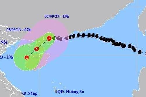 Bão Saola suy yếu nhanh, gây mưa cho ven biển miền Bắc