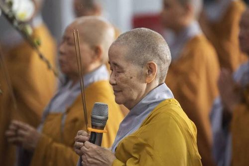 Chư Ni Phật giáo Q.Phú Nhuận tác pháp Tự tứ tại tổ đình Kim Sơn