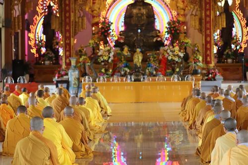 Phú Yên: Chư Tăng Ni tạ pháp khóa An cư kiết hạ Phật lịch 2567 tại chùa Bảo Tịnh